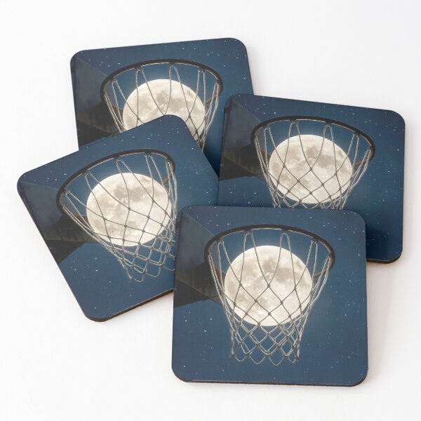 Item preview, Full Moon in a Basketball Net designed and sold by Maria Dryfhout.