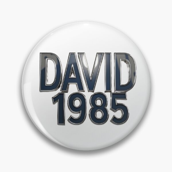 Item preview, David 1985 – Metallic Chrome Edition designed and sold by AlexLineArt.