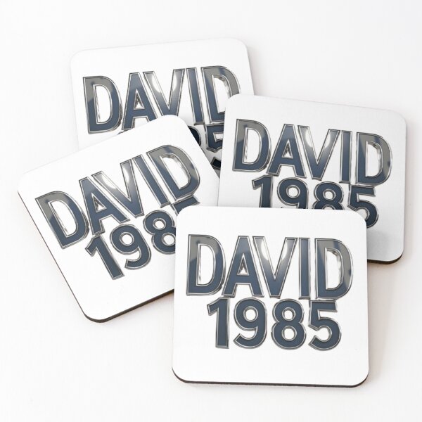 Artikelvorschau, David 1985 – Metallic Chrome Edition entworfen und verkauft von AlexLineArt.