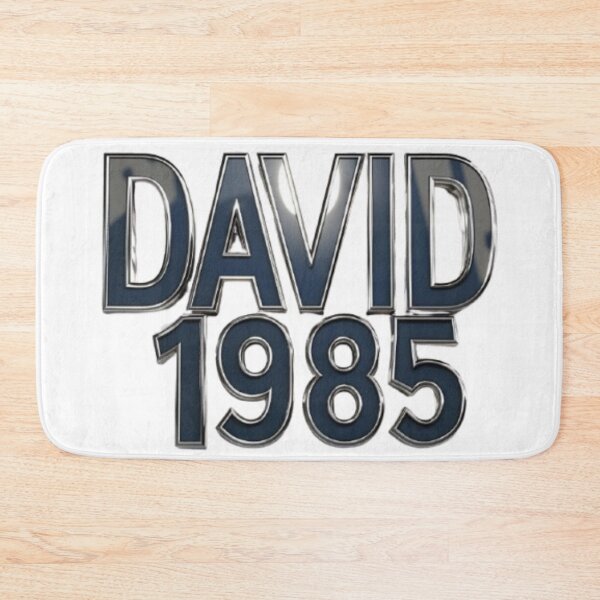 Item preview, David 1985 – Metallic Chrome Edition designed and sold by AlexLineArt.