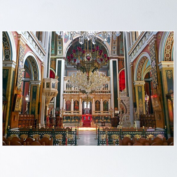 Item preview, St Nicholas church interior, Ermoupoli designed and sold by paulboizot.