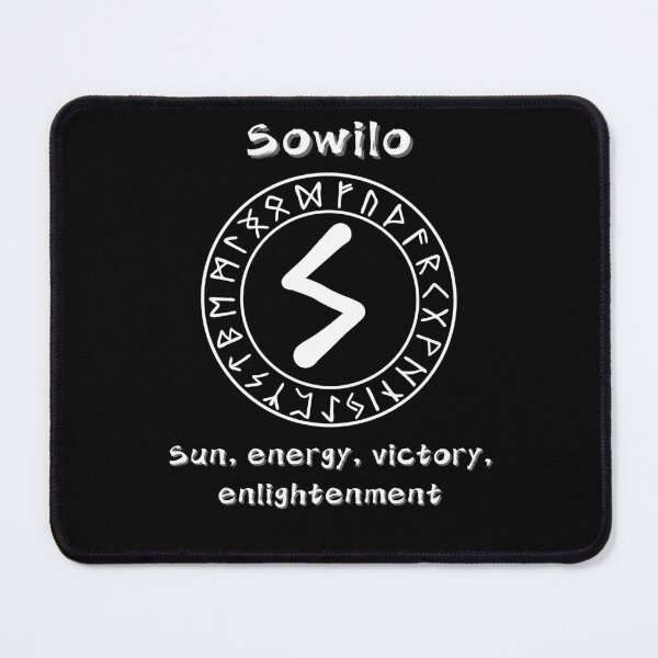 Item preview, Sowilo Rune – Sun and Victory designed and sold by byPretroch.