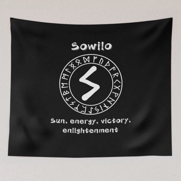 Item preview, Sowilo Rune – Sun and Victory designed and sold by byPretroch.