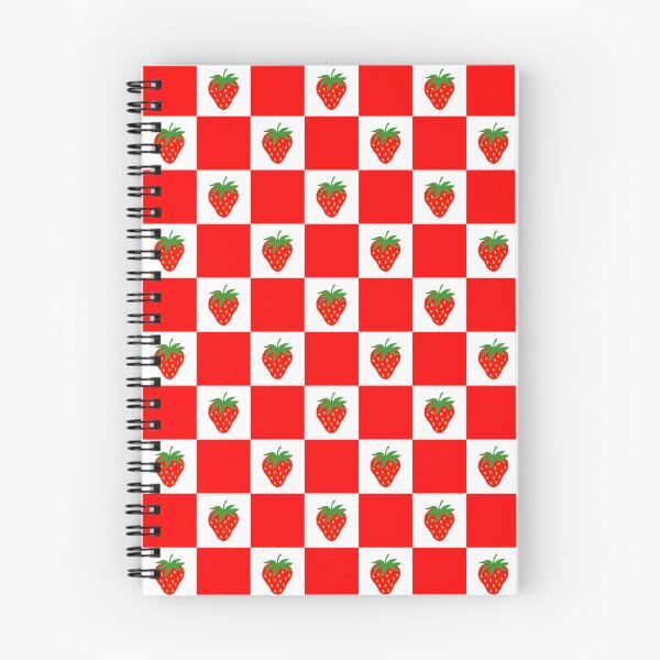 Item preview, Strawberry Checkered Journal Gift for Women & Girls, Strawberry Checkered Phone Case Gift for Students & College Girls, Strawberry Checkered Blanket for Her or Baby Shower Present designed and sold by VivaFy.