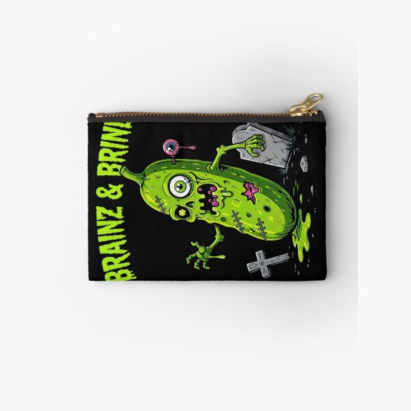 Item preview, Brainz & Brine Zombie Pickle Illustration designed and sold by moonmymuse7.