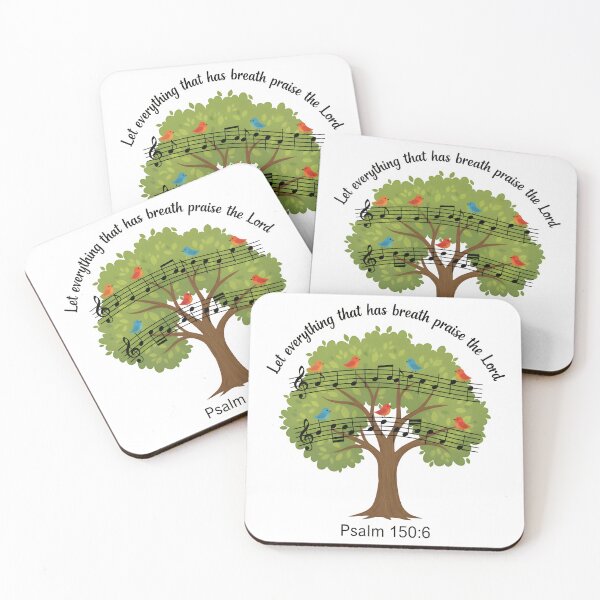 Item preview, Praise Tree with Singing Birds and Psalm 150:6 Scripture. designed and sold by loveandlightrb.