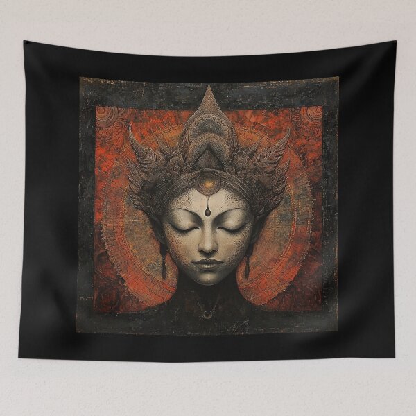 Item preview, Samhain Goddess Autumn Witchy Woman designed and sold by LabMandala.