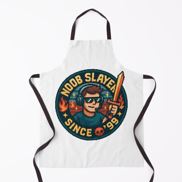 Item preview, Noob Slayer Gamer Since 1999 Funny Pixel Art Design. designed and sold by The-T-In-Retro.