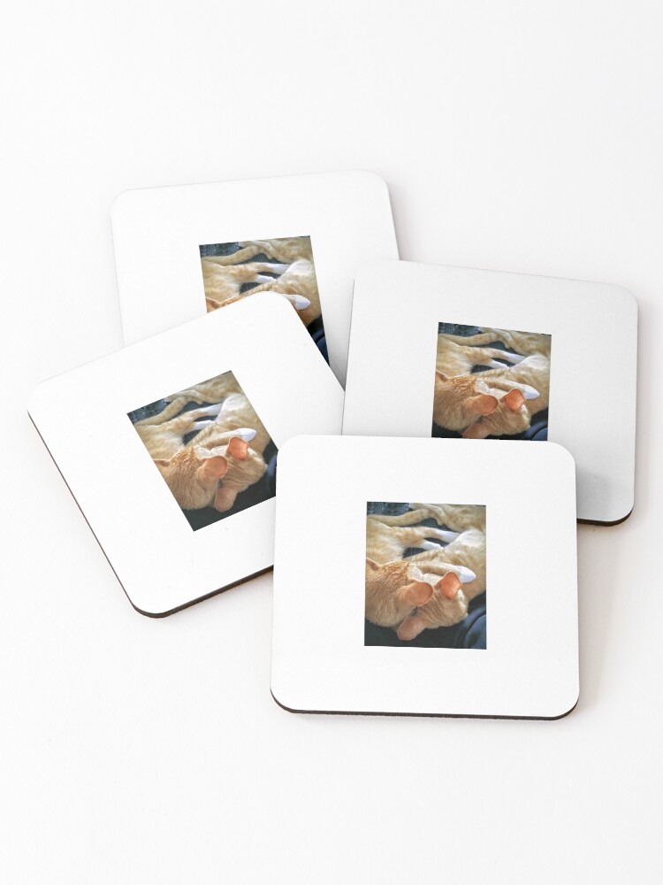 Thumbnail 1 of 5, Coasters (Set of 4), CuddleBuds designed and sold by HarposBazaar.