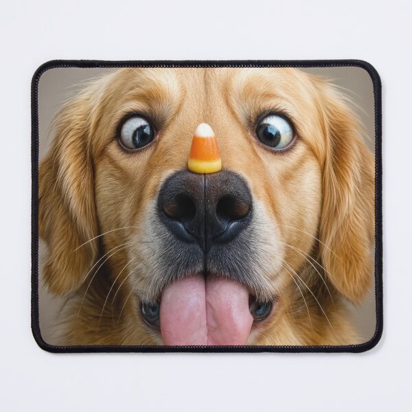 Item preview, Golden Retriever Staring at Candy Corn designed and sold by Maria Dryfhout.
