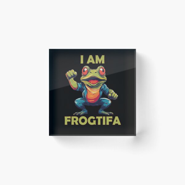 Item preview, I Am Frogtifa - the crossover nobody ordered, but everyone needs. designed and sold by LolekCraft.