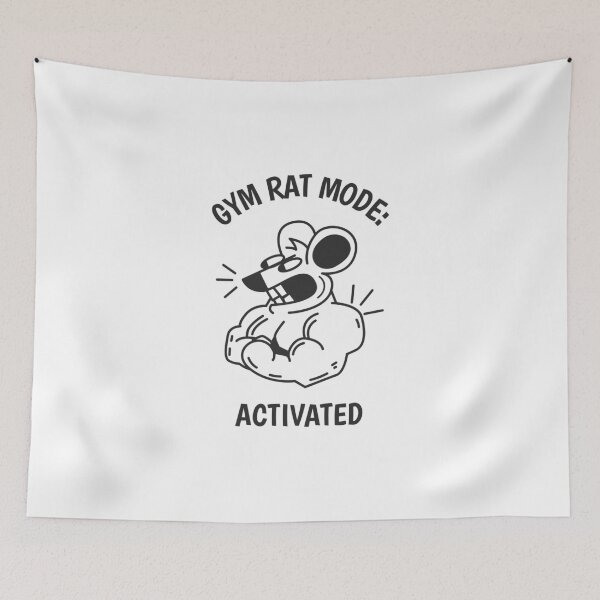 Item preview, Gym Rat Mode: Activated designed and sold by ash + orbit co..