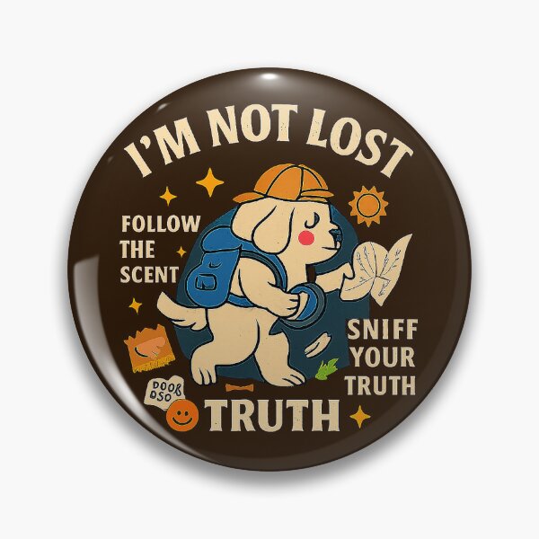 Item preview, Sniff Your Truth – Emotional Explorer Dog designed and sold by SanPedroArt.