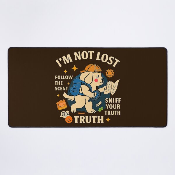 Item preview, Sniff Your Truth – Emotional Explorer Dog designed and sold by SanPedroArt.