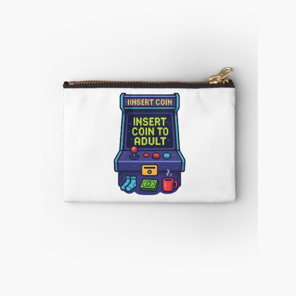 Item preview, Insert Coin to Adult Funny Arcade Gamer Design. designed and sold by The-T-In-Retro.