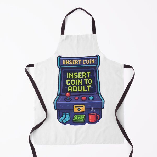 Item preview, Insert Coin to Adult Funny Arcade Gamer Design. designed and sold by The-T-In-Retro.