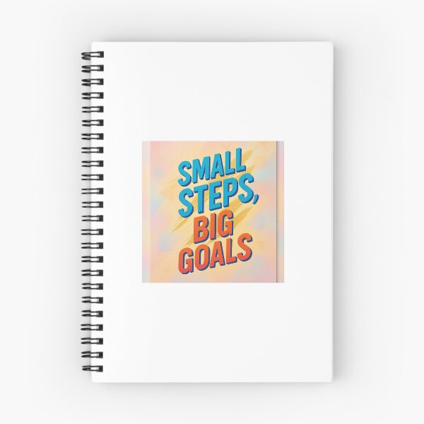 Item preview, Small Steps, Big Goals Motivational Art designed and sold by Zaphirelle.