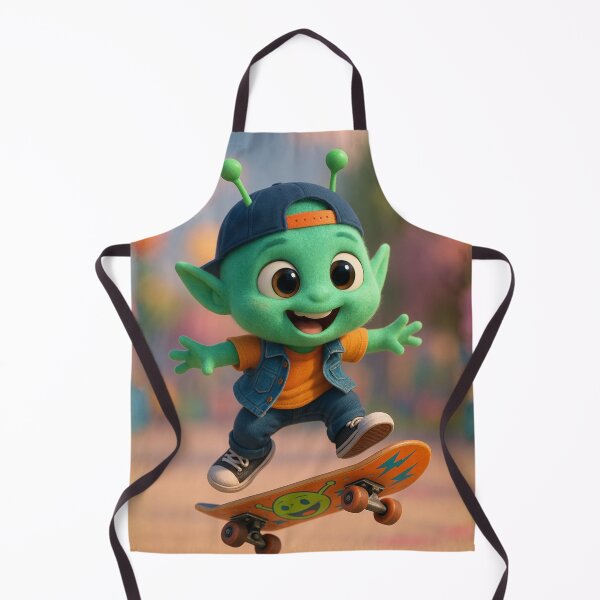 Item preview, Skater Alien Boy designed and sold by Sillytoe.