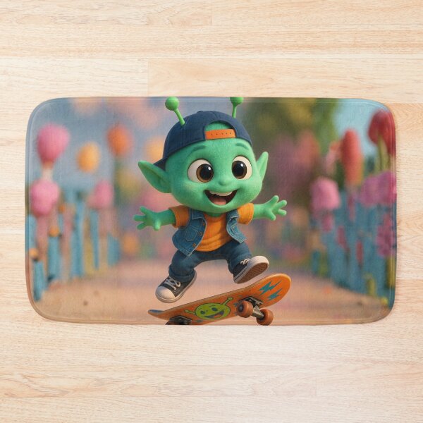 Item preview, Skater Alien Boy designed and sold by Sillytoe.