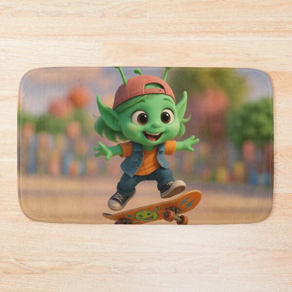 Item preview, Skater Alien Girl designed and sold by Sillytoe.