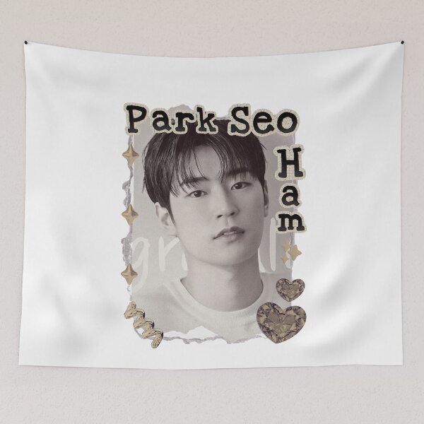 Item preview, Park Seo-ham (박서함) Korean Actor Kdrama Actor Korean Group Scrapbook Collage Cozy Y2K Vintage Design designed and sold by HELL0WBELLO.