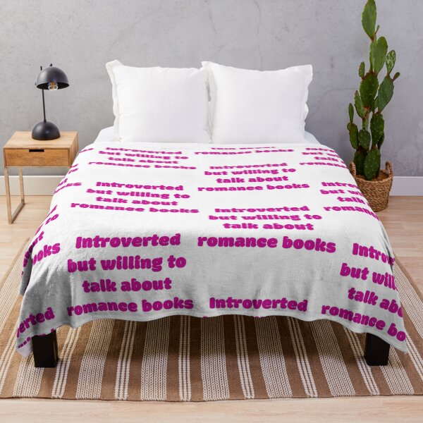 Item preview, Introverted But Will Talk Romance Books designed and sold by JettieDesignCo.
