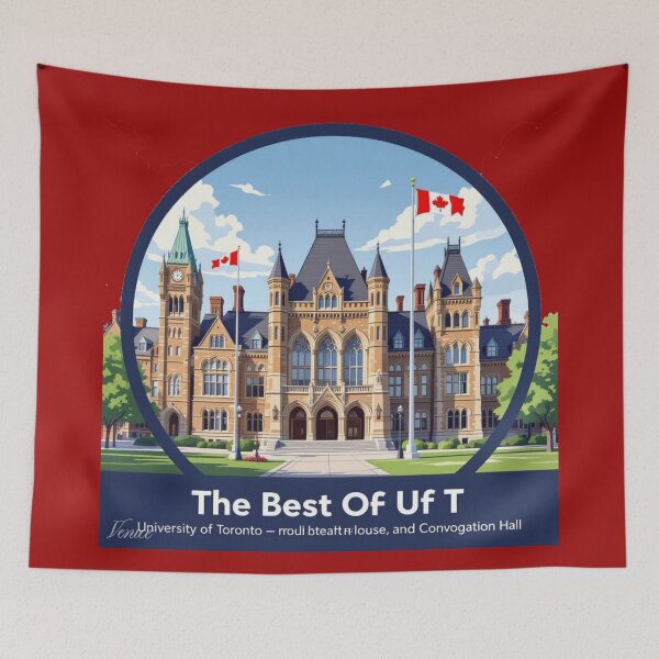 Item preview,  The Best of U of T Toronto – Grand 3D Architectural Series, designed and sold by PaintMeWorld.