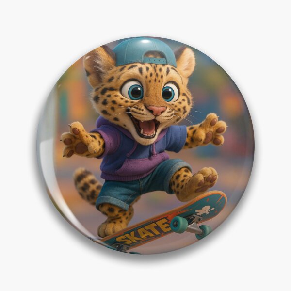 Item preview, Skater Amur Leopard designed and sold by Sillytoe.