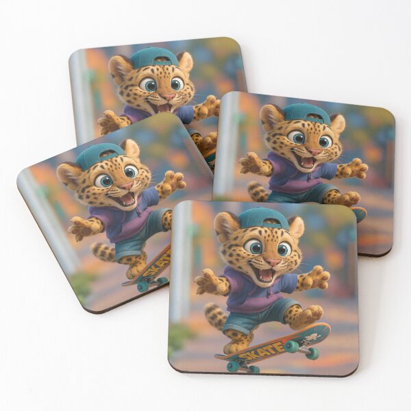 Item preview, Skater Amur Leopard designed and sold by Sillytoe.
