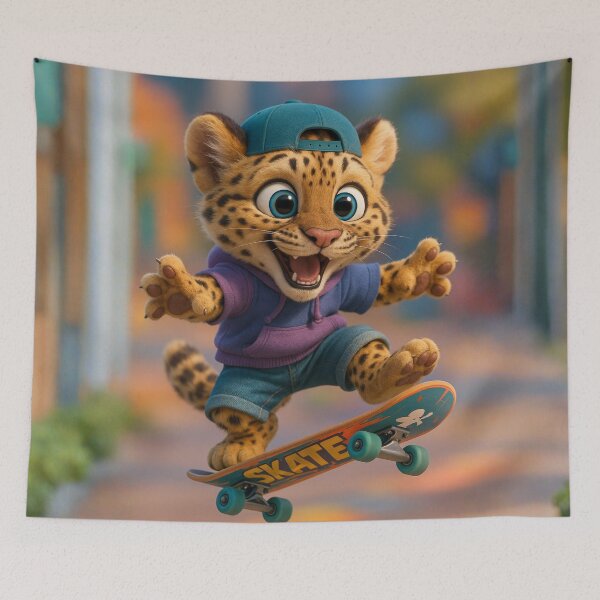 Item preview, Skater Amur Leopard designed and sold by Sillytoe.