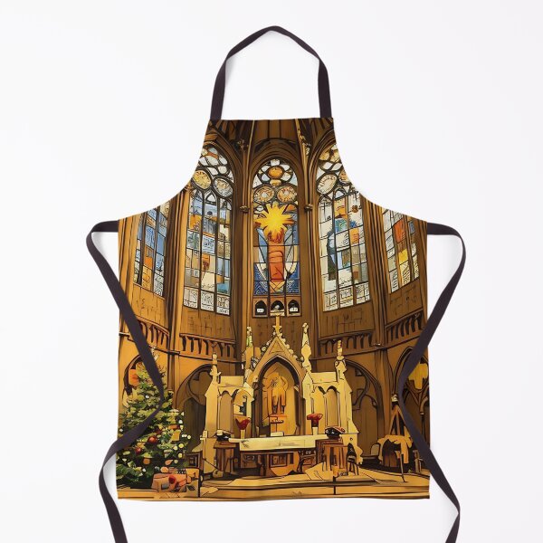 Item preview, Inside the Church at Christmas designed and sold by tomorrowsart.
