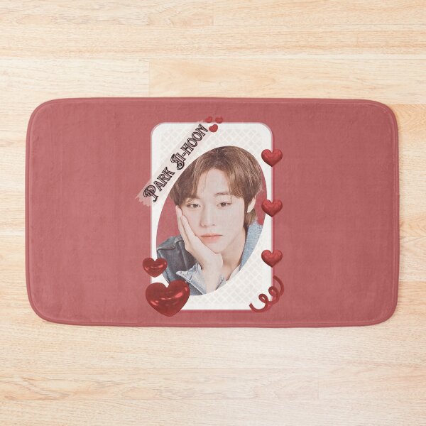 Item preview, Park Ji-hoon (박지훈) Korean Actor Kdrama Group Card Red Aesthetic Collage Design designed and sold by AJUNICE STUDIO.
