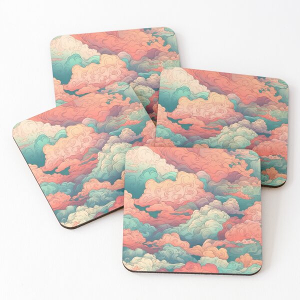 Item preview, Dreamy Pastel Clouds – Colorful Sky Pattern designed and sold by CraftedHome.