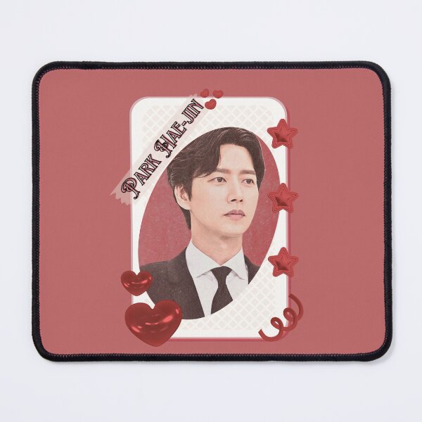 Item preview, Park Hae-jin (박해진)  Korean Actor Kdrama Group Card Red Aesthetic Collage Design designed and sold by AJUNICE STUDIO.