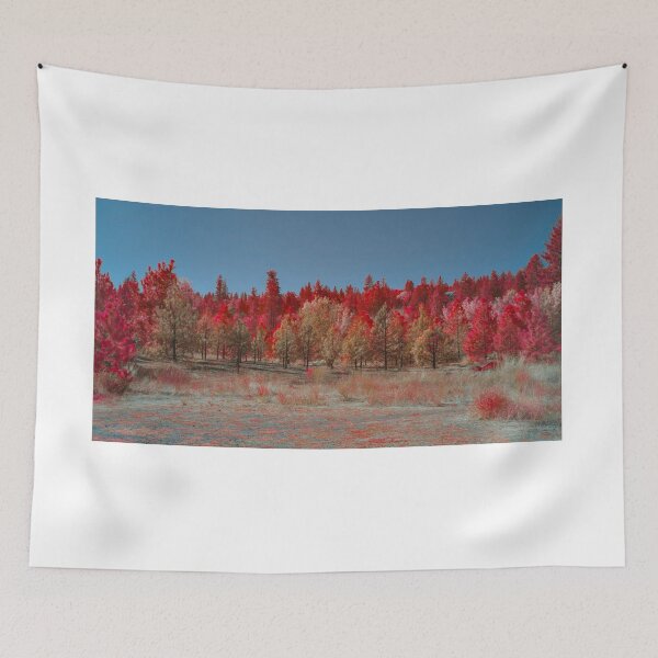 Item preview, Line of fire damaged trees in 590nm infrared designed and sold by Cblifeisgood.