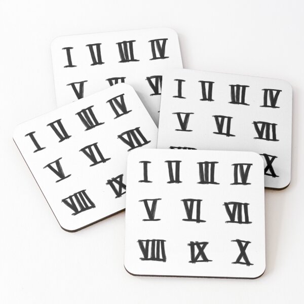 Item preview, Roman numerals 1 to 10 designed and sold by badlydrawnbabe.