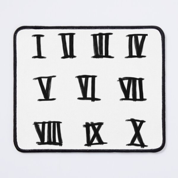 Item preview, Roman numerals 1 to 10 designed and sold by badlydrawnbabe.