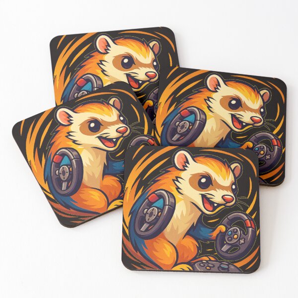 Item preview, Speedy Ferret Racer, Gaming Motion Design designed and sold by E.D.CH designs..
