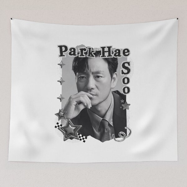 Item preview, Park Hae-soo (박해수)  Korean Actor Kdrama Group Black and White Collage Digital Art Portrait designed and sold by AJUNICE STUDIO.