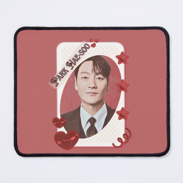 Item preview, Park Hae-soo (박해수) Korean Actor Kdrama Group Card Red Aesthetic Collage Design designed and sold by AJUNICE STUDIO.