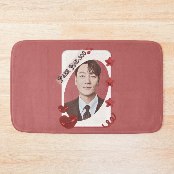 Item preview, Park Hae-soo (박해수) Korean Actor Kdrama Group Card Red Aesthetic Collage Design designed and sold by AJUNICE STUDIO.