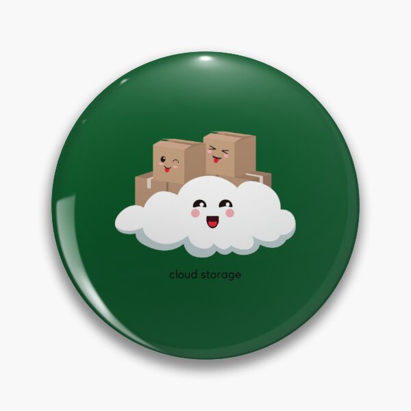 Item preview, Cloud Storage - cute cloud and cardboard box design designed and sold by ElizaGraceWeddi.