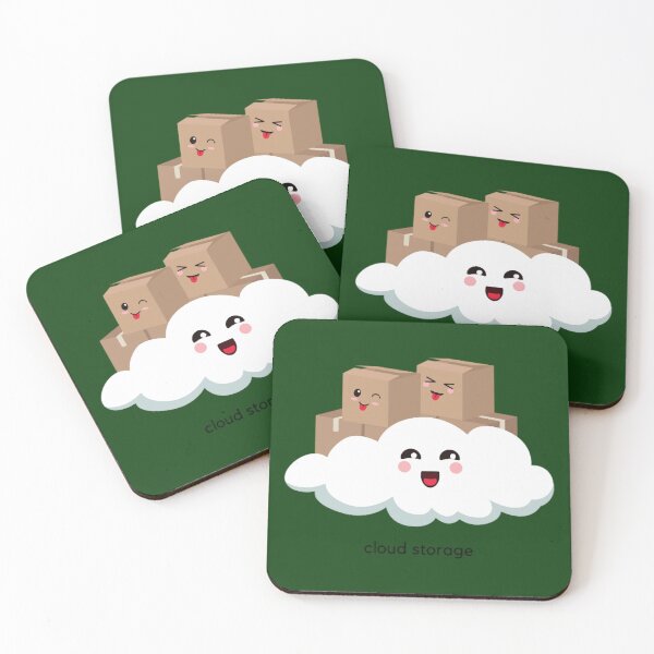 Item preview, Cloud Storage - cute cloud and cardboard box design designed and sold by ElizaGraceWeddi.