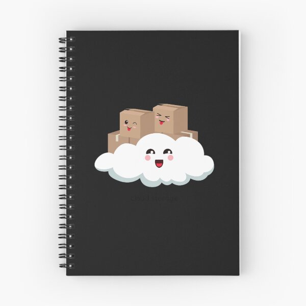 Item preview, Cloud Storage - cute cloud and cardboard box design designed and sold by ElizaGraceWeddi.