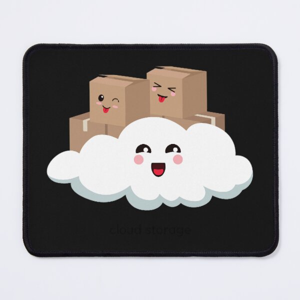 Item preview, Cloud Storage - cute cloud and cardboard box design designed and sold by ElizaGraceWeddi.