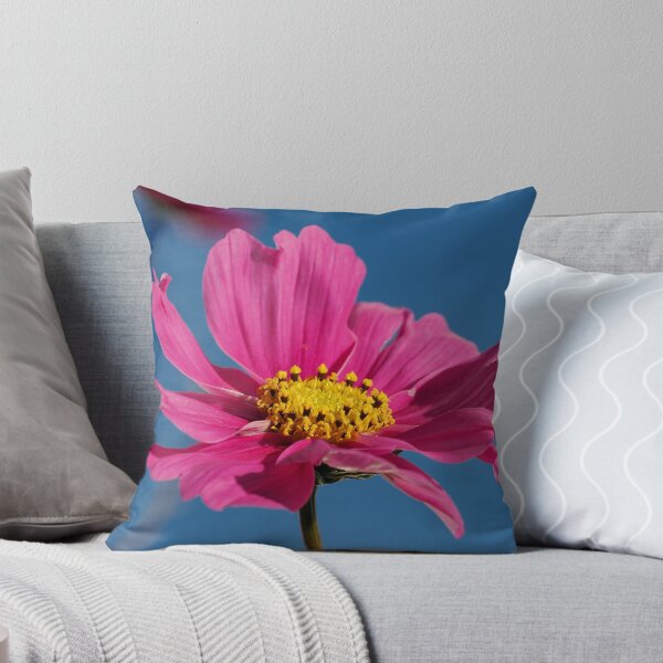 Item preview, Pink Cosmos in blue sky designed and sold by Cblifeisgood.