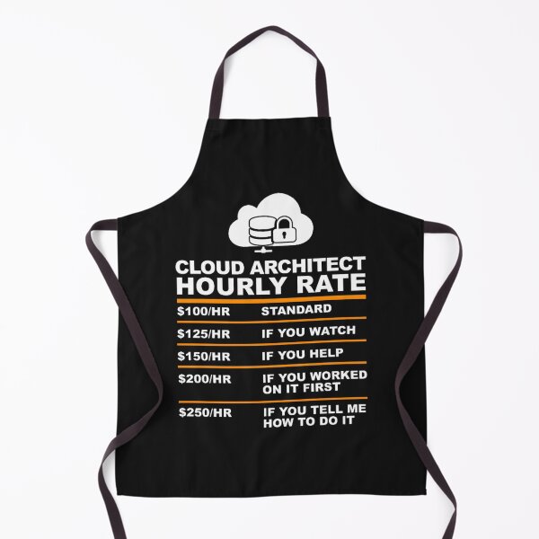 Item preview, CLOUD ARCHITECT HOURLY RATE usd designed and sold by ElizaGraceWeddi.
