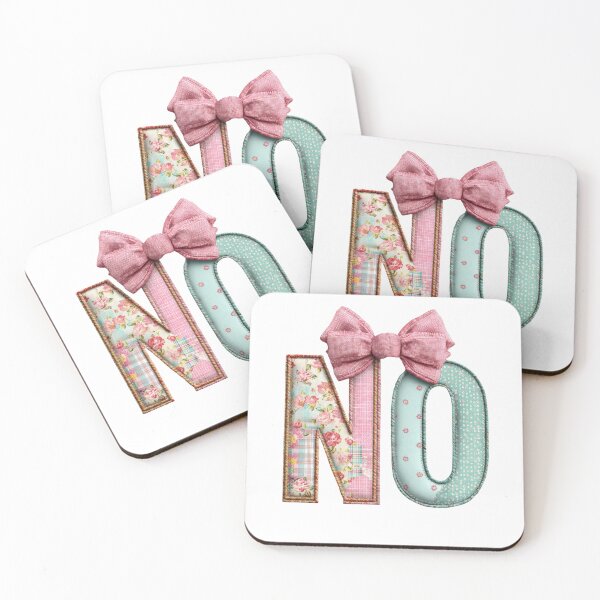 Item preview, Cute applique NO with bow designed and sold by MendaciousMina.