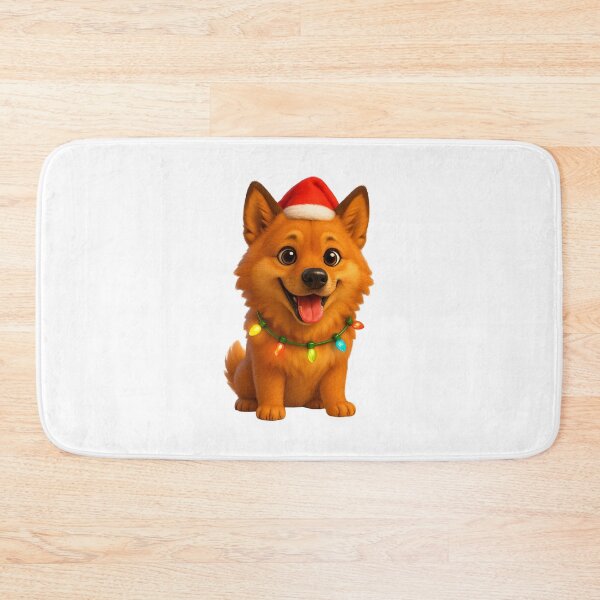 Item preview, Christmas Finnish Spitz designed and sold by Sillytoe.