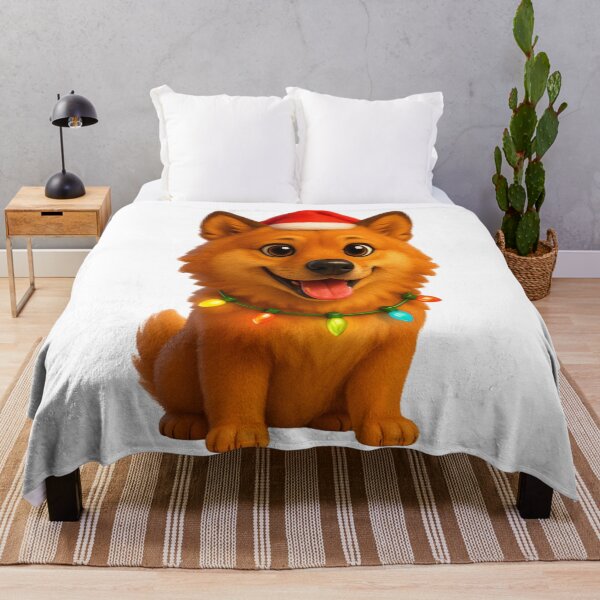 Item preview, Christmas Finnish Spitz designed and sold by Sillytoe.